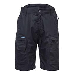 Portwest KX3 Cargo Shorts Black