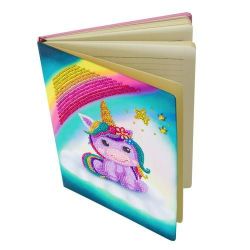 Crystal Art Unicorn Smile Notebook