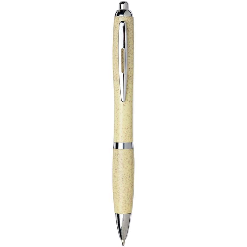 Nash wheat straw chrome tip ballpoint pen