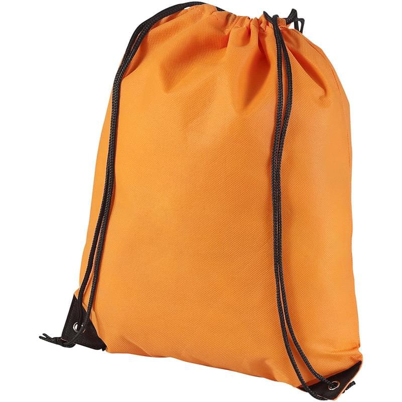 Evergreen non-woven drawstring backpack