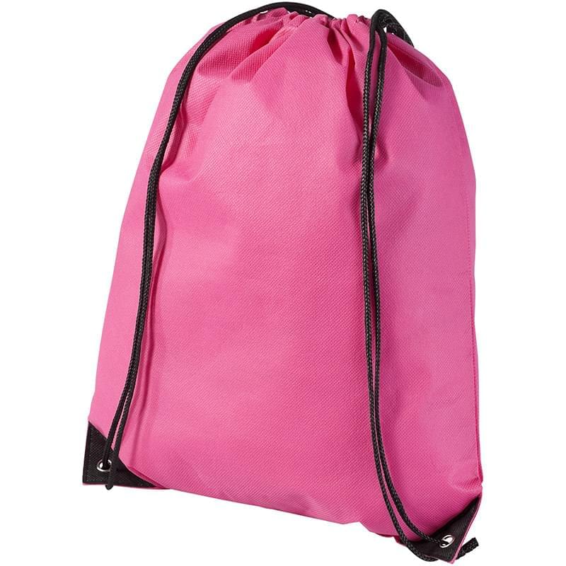 Evergreen non-woven drawstring backpack
