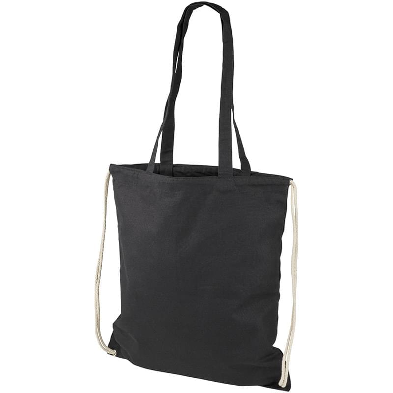 Eliza 240 g/m cotton drawstring backpack