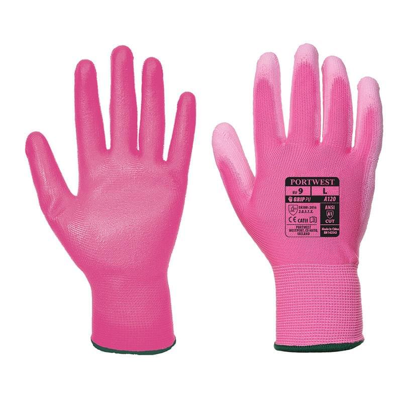 Portwest PU Palm Glove Pink