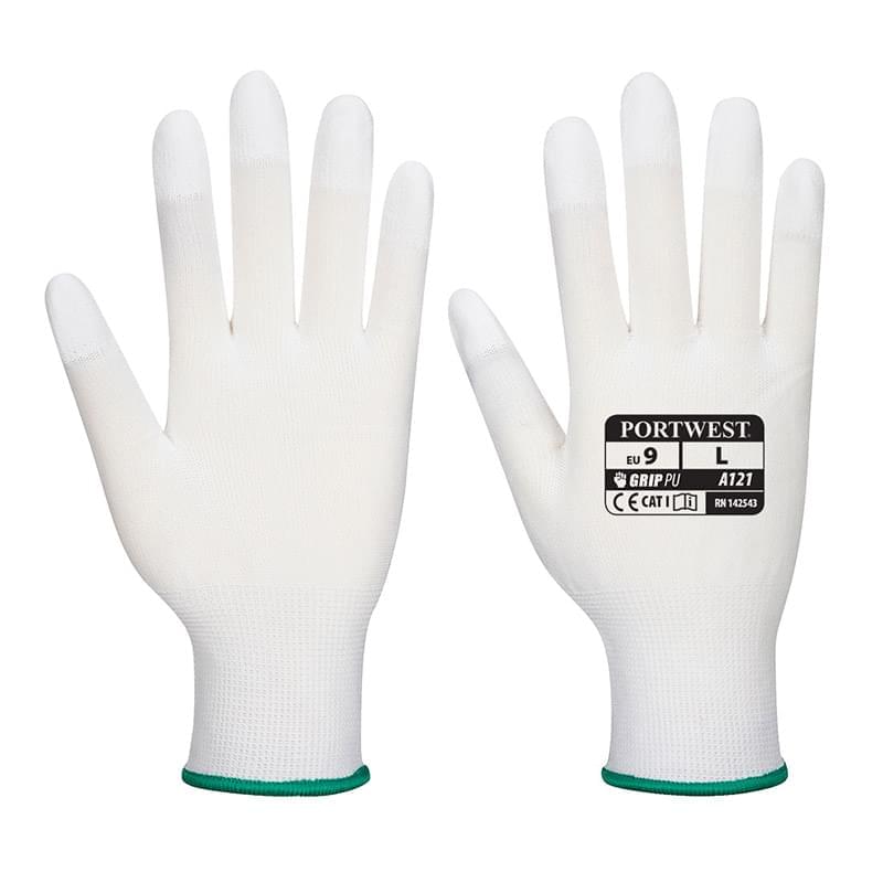 Portwest PU Fingertip Glove White