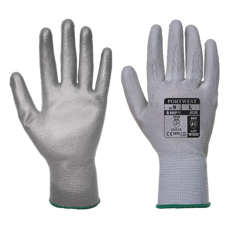 Portwest PU Palm Glove  (480 pairs) Grey