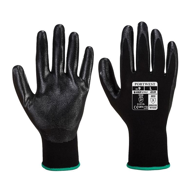 Portwest Dexti-Grip Glove Black