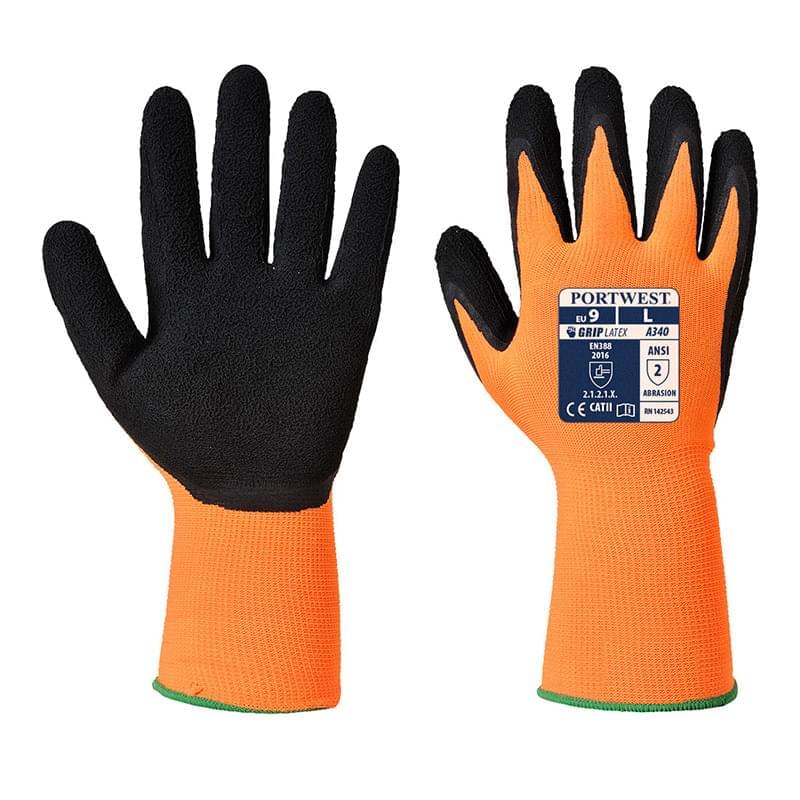 Portwest Hi-Vis Grip Glove Orange/Black
