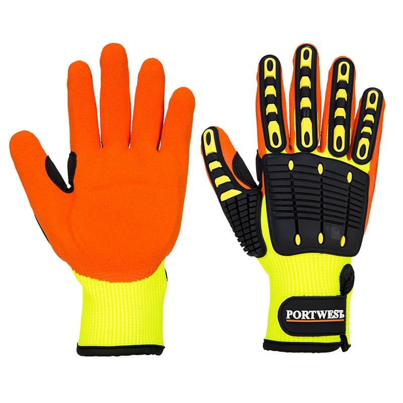 Portwest Anti Impact Grip Glove Yellow/Orange