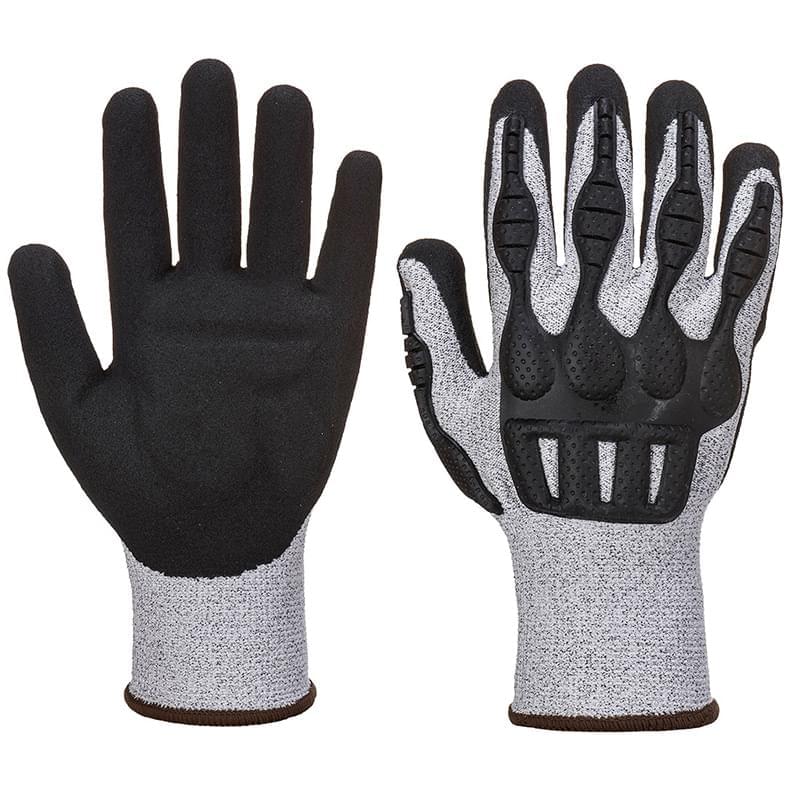 Portwest TPV Impact Cut Glove Grey/Black