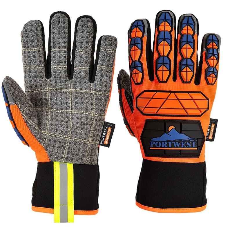 Portwest Aqua-Seal Glove Orange/Blue