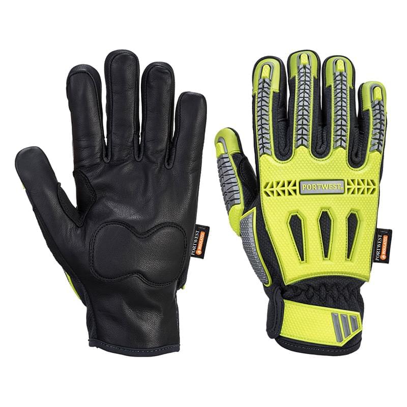 Portwest R3 Impact Winter Glove Yellow/Black