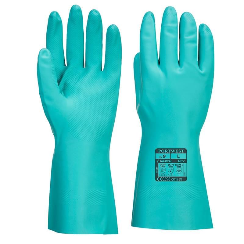 Portwest Nitrosafe Plus Gauntlet Green