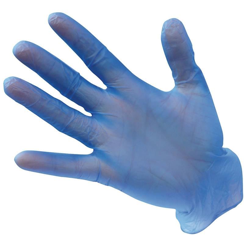 Portwest Vinyl Disp Gloves  (Pk100) Blue