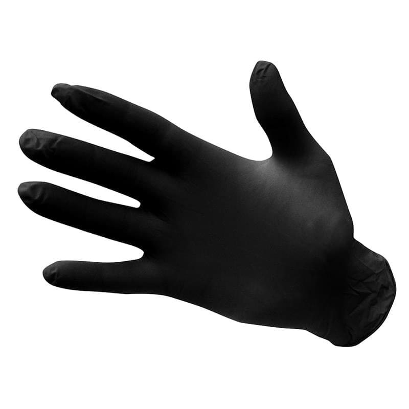 Portwest Nitrile Disp Gloves  (Pk100) Black