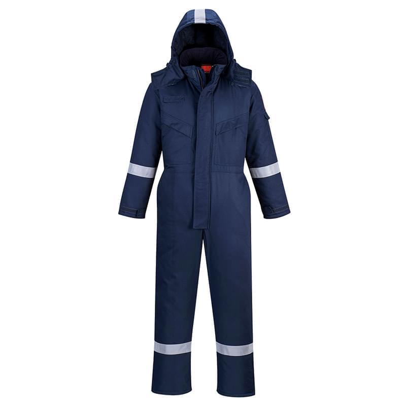 Portwest Araflame Insulated Coverall Navy