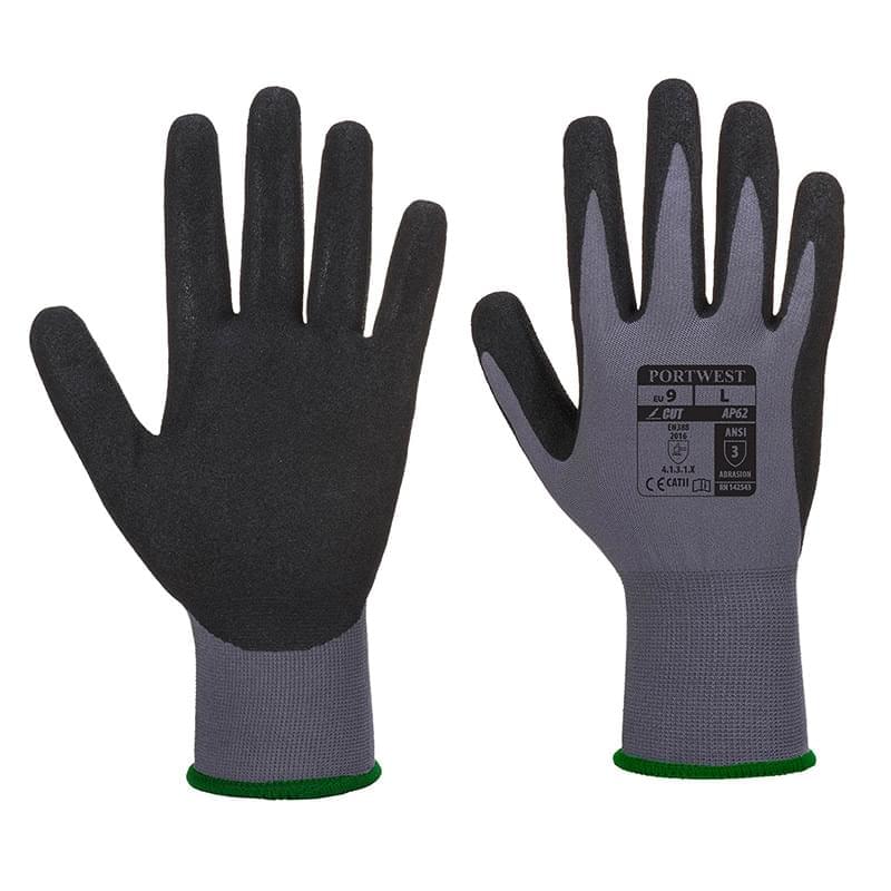 Portwest Dermiflex Aqua Glove Grey/Black