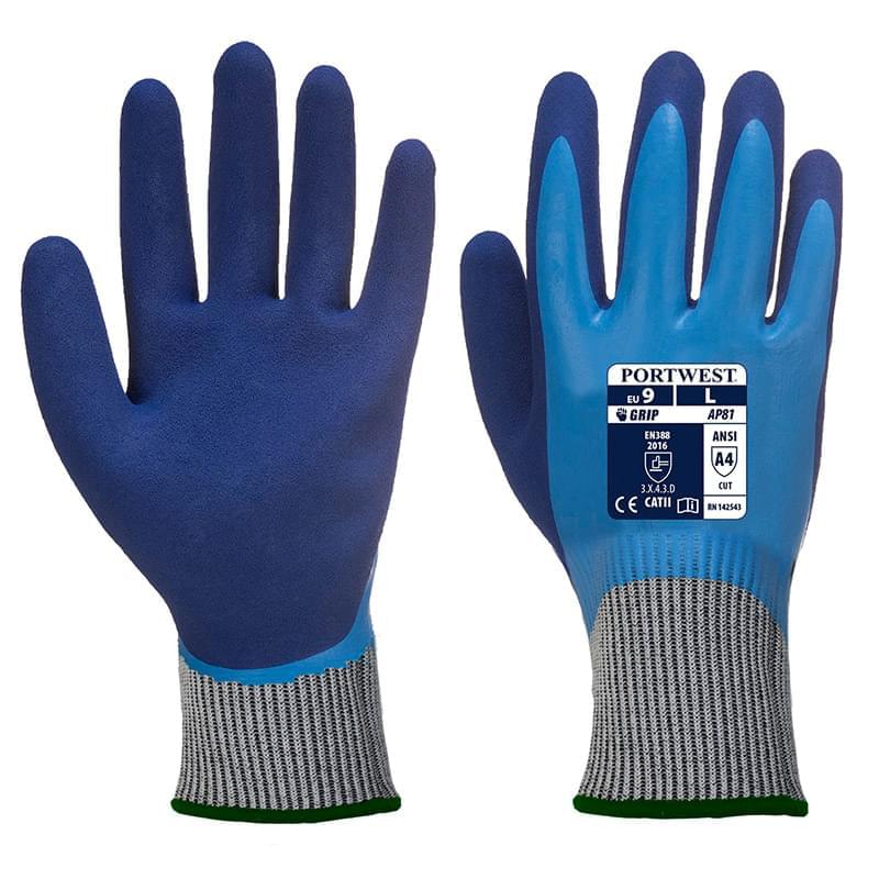 Portwest Liquid Pro HR Cut Glove Blue