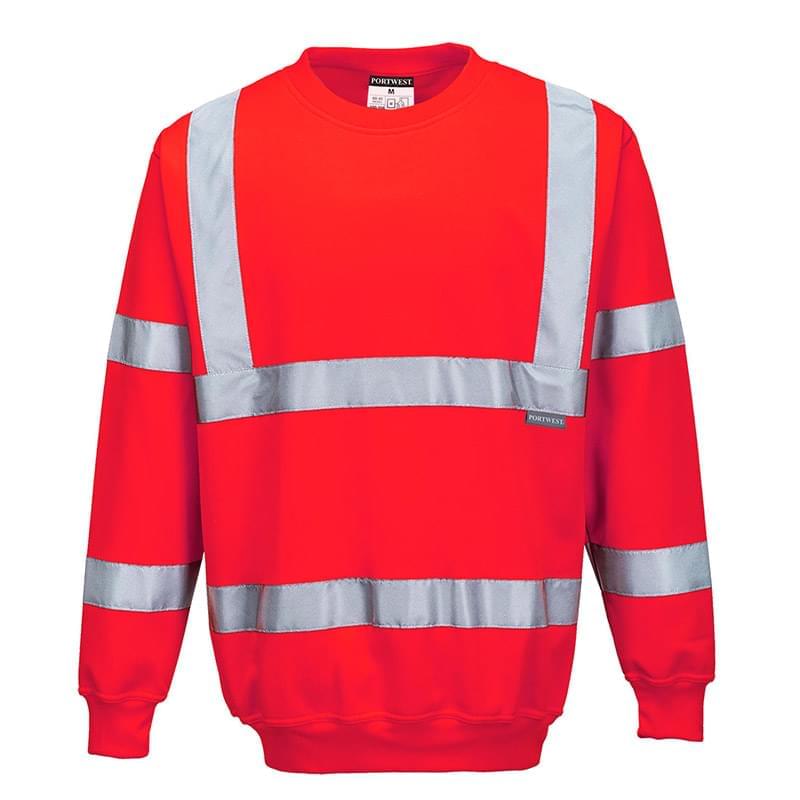 Portwest Hi-Vis Sweatshirt Red