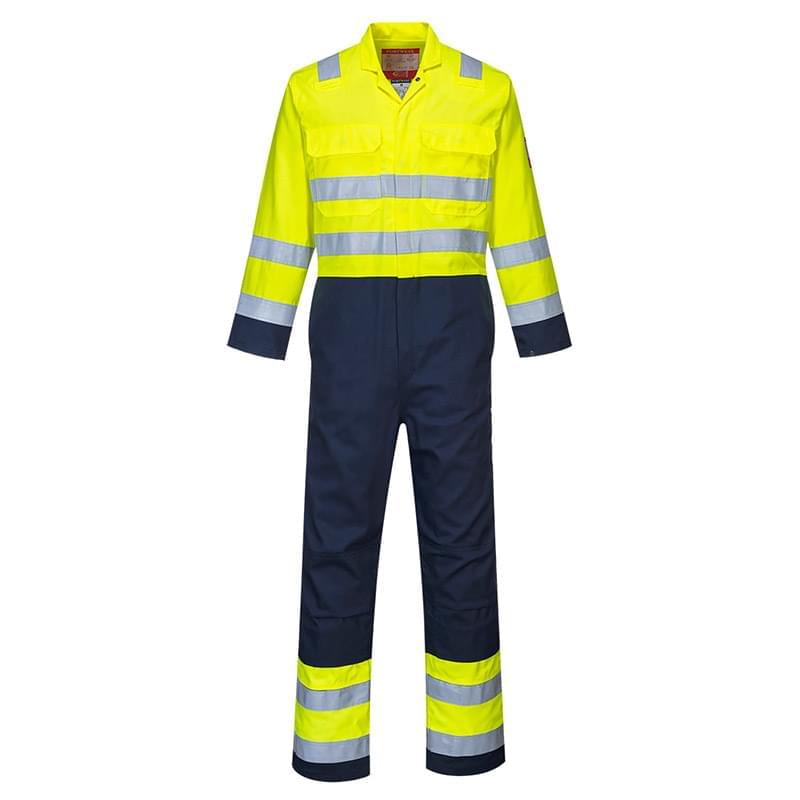 Portwest BizFlame Pro Hi-Vis Coverall Yellow