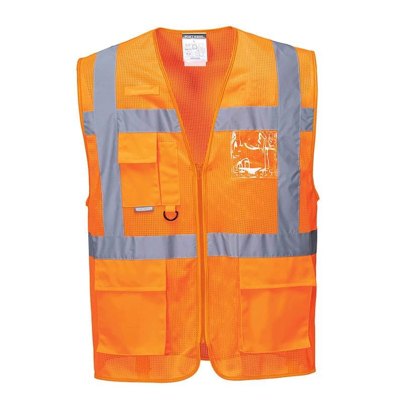 Portwest Athens MeshAir Executive Vest Orange