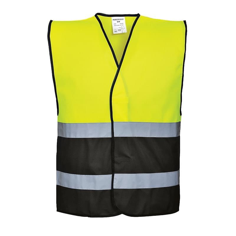 Portwest Hi-Vis Two-Tone Vest Yellow/Black