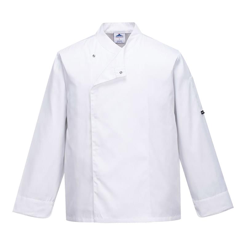 Portwest Cross Over Chef Jacket White