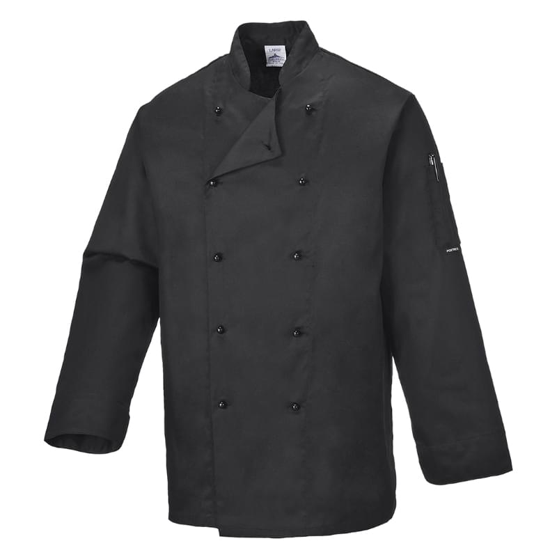 Portwest Somerset Chef Jacket Black