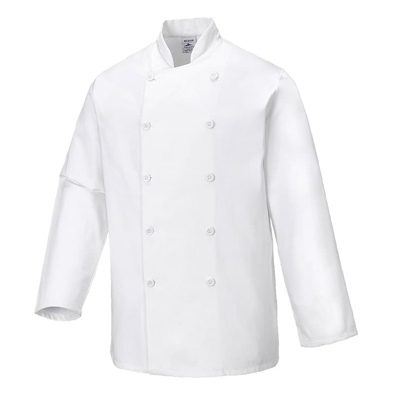 Portwest Sussex Chef Jacket White