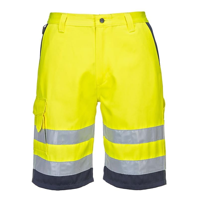 Portwest Hi-Vis Pollycotton Shorts Yellow