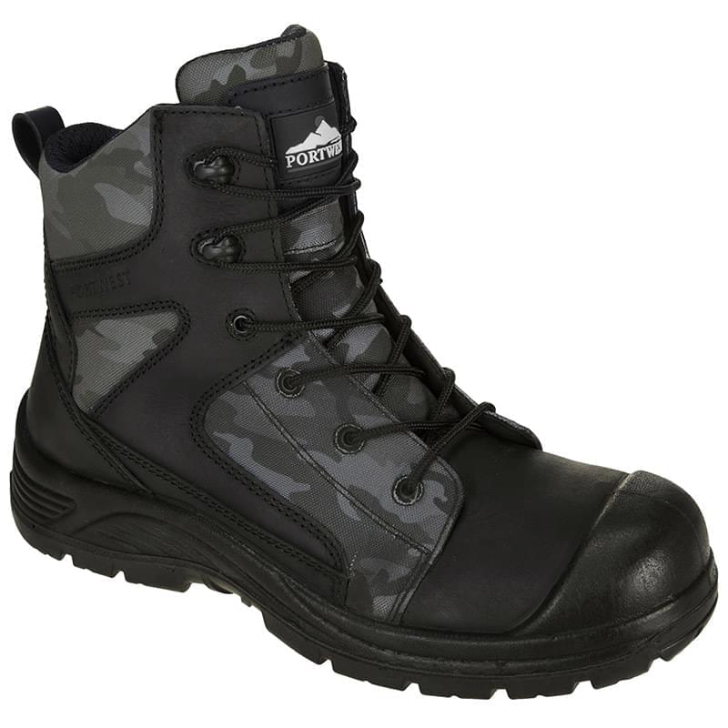 Portwest Compositelite Camo Boot  S3 WR Black