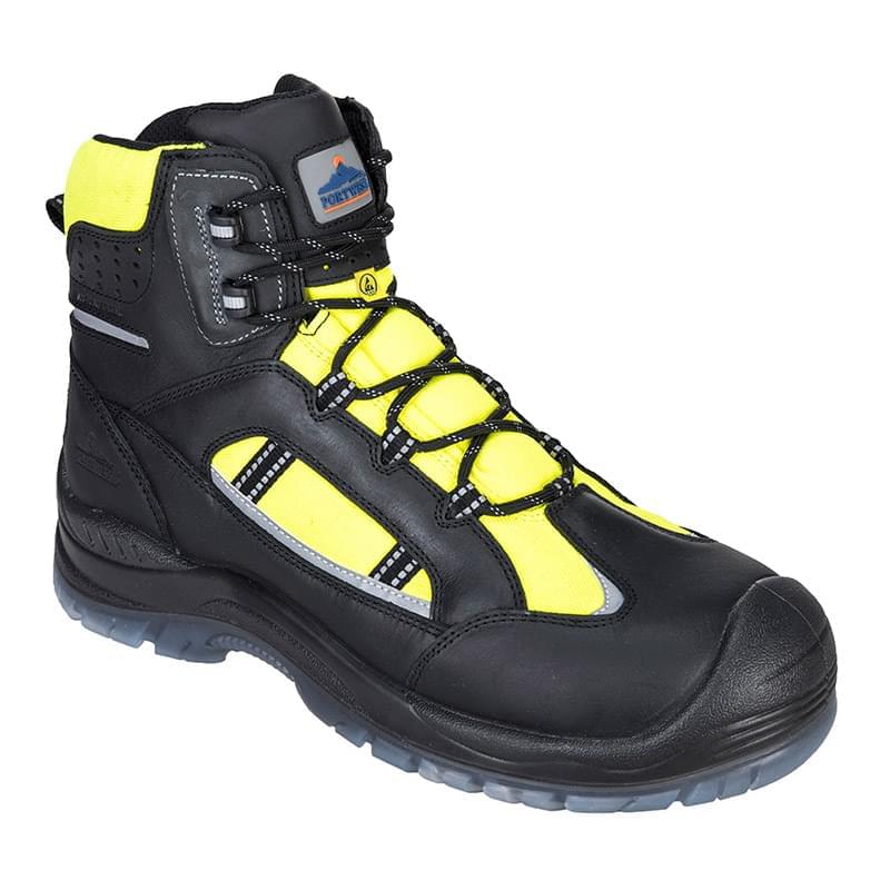 Portwest Retroglo Hi-Vis Boot  S3 Yellow