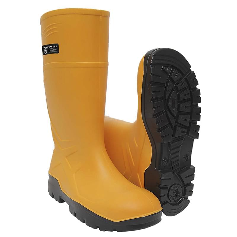 Portwest PU Safety Wellington  39/6 Yellow