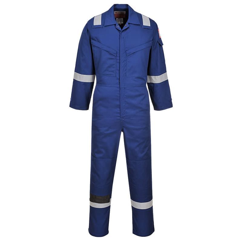 Portwest Flame ResistantAntistatic Coverall Royal Blue