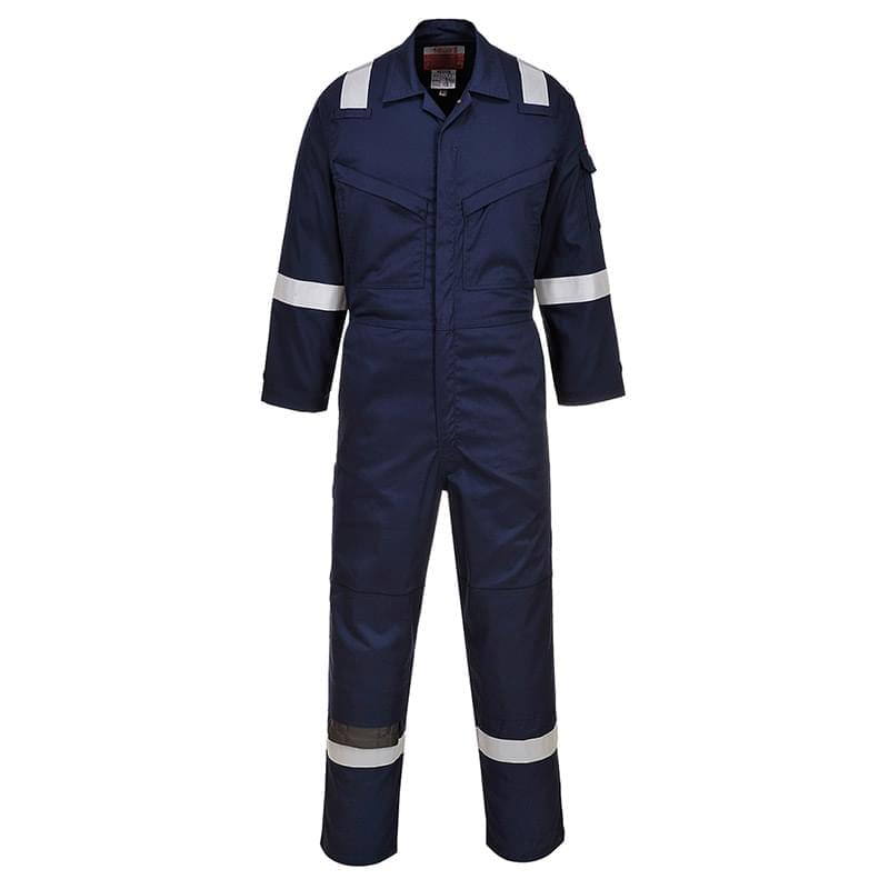 Portwest Insect Repellent FR Coverall Navy