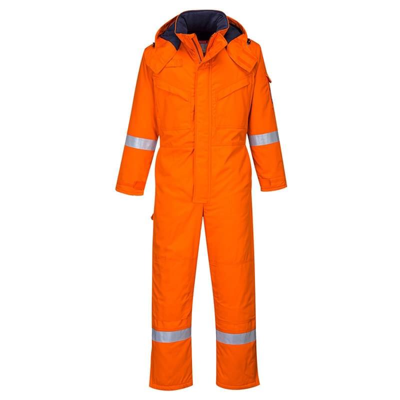 Portwest Flame ResistantWinter Coverall Orange