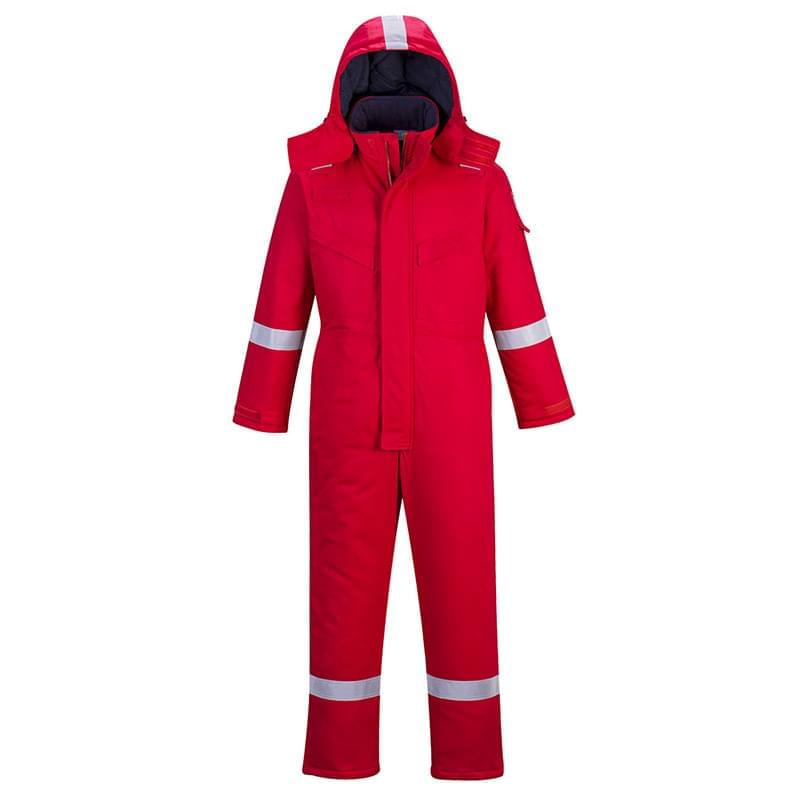 Portwest Flame ResistantWinter Coverall Red