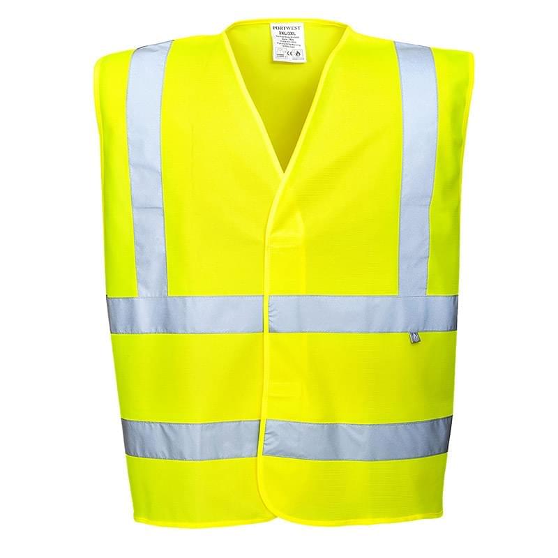 Portwest Hi-Vis FR Treated Vest Yellow