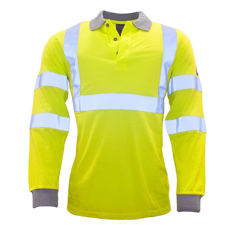 Portwest Modaflame Hi-Vis Polo Shirt Yellow