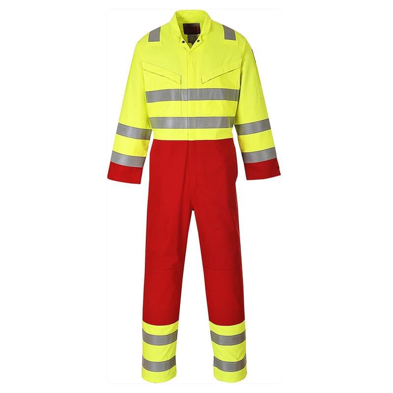 Portwest Bizflame Services Coverall Yellow