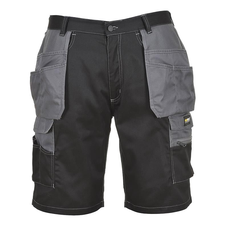 Portwest Granite Holster Shorts Black/Grey