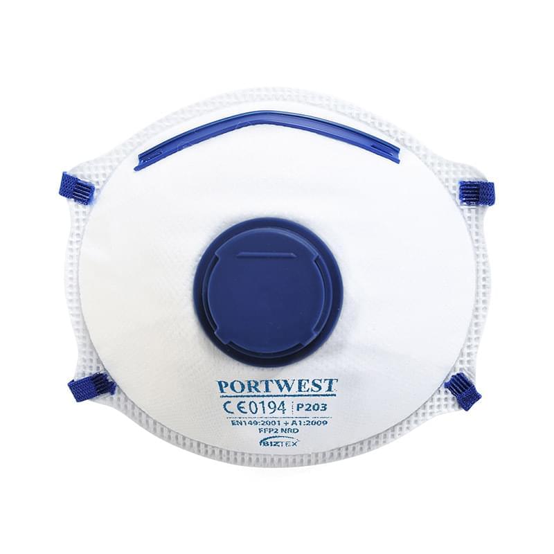 Portwest FFP2 Valved Respirator (Pk10) White