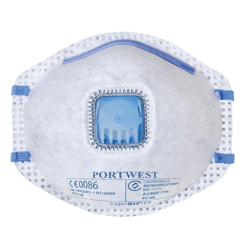 Portwest P2CV Respirator Pk (10) White