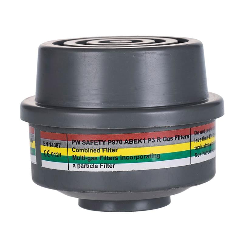 Portwest ABEK1P3 Combination Filter Special Thread Connection Grey Grey