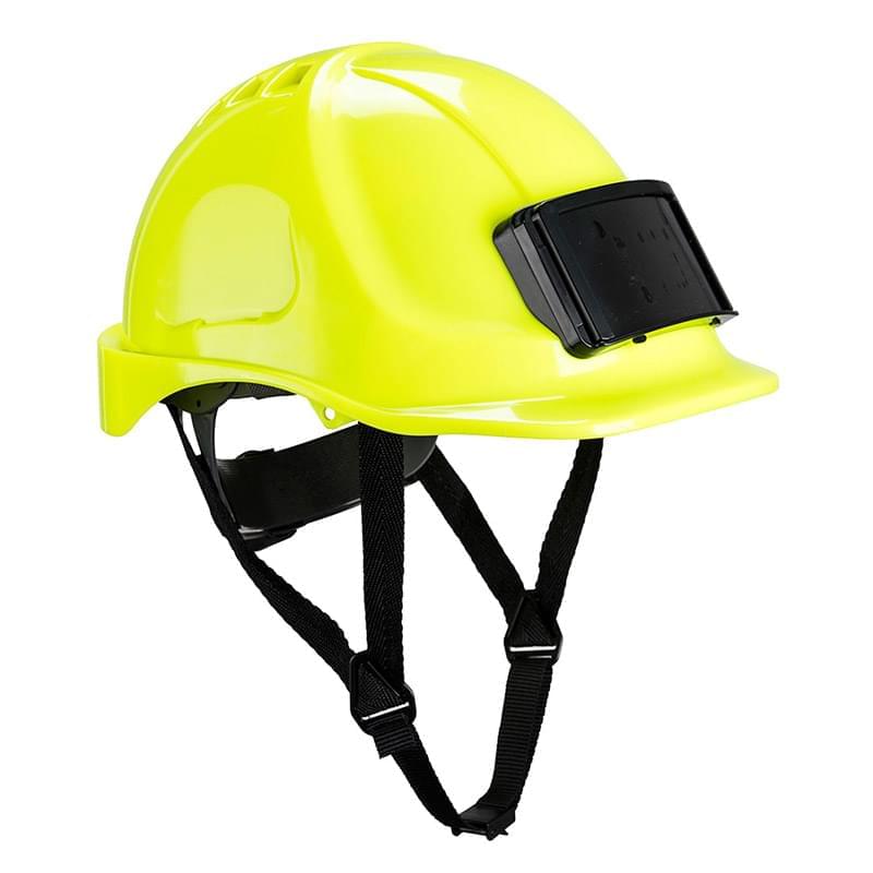 Portwest Endurance Badge Holder Helmet Yellow Yellow