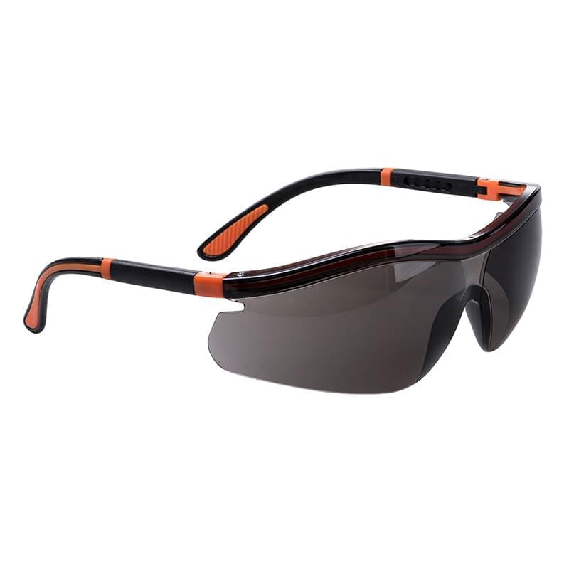 Portwest Neon Safety Spectacles Smoke Smoke