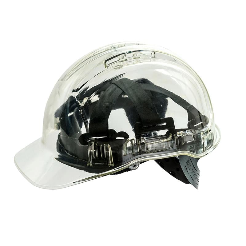 Portwest Peak View Hard Hat Vented Clear Clear