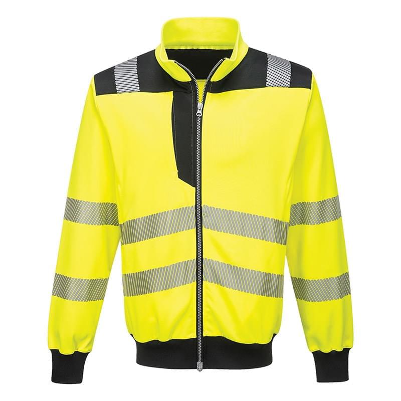 Portwest PW3 Hi-Vis Sweatshirt Yellow/Black
