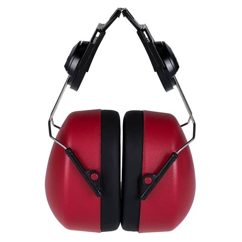 Portwest Clip-On Ear Protector Red Red