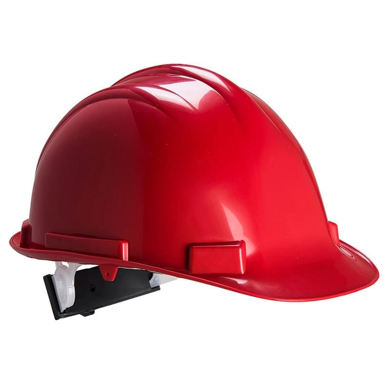 Portwest Expertbase Safety Helmet  Red Red
