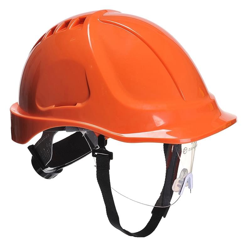 Portwest Endurance Plus Visor Helmet Orange